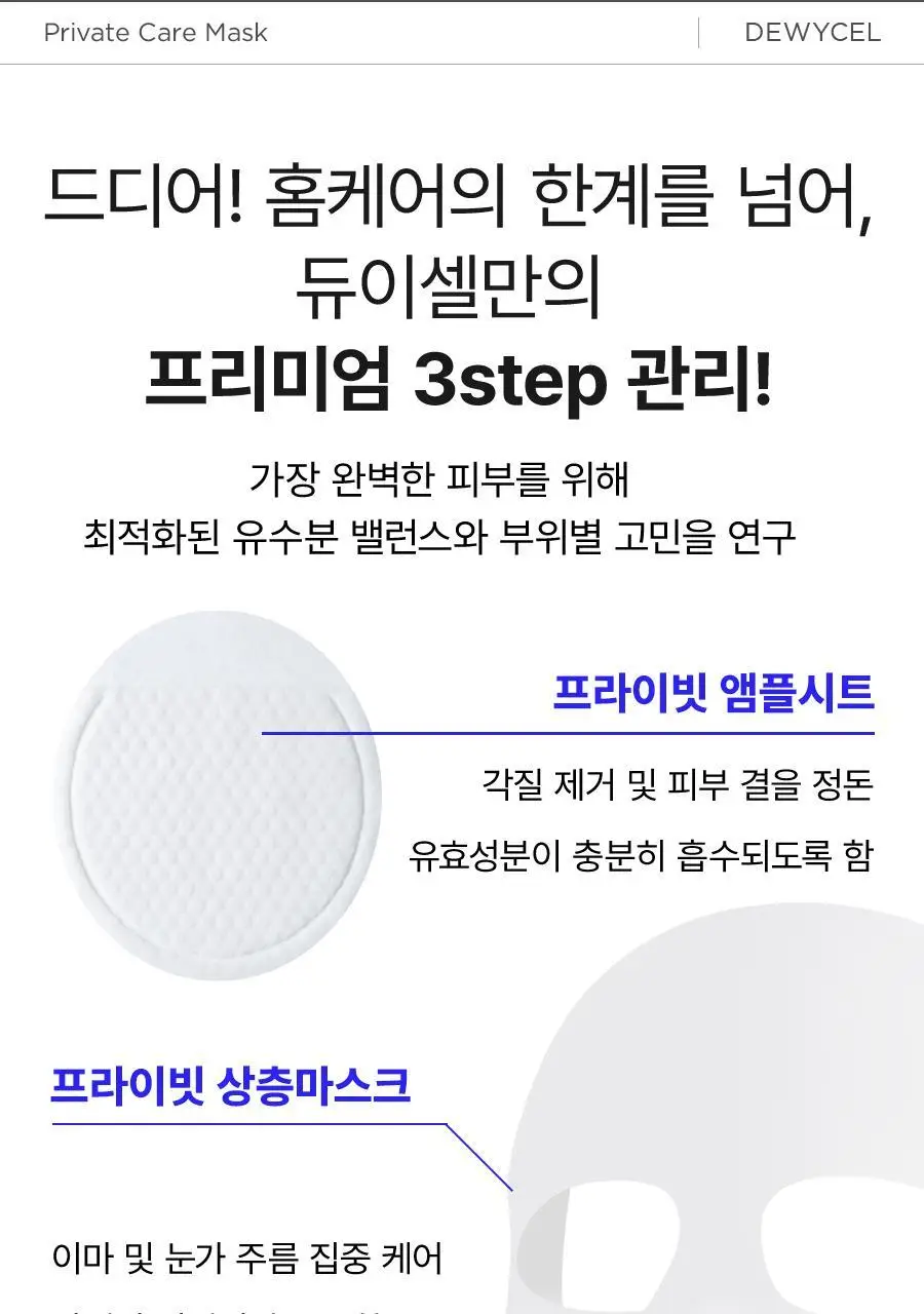 [리뉴얼] 듀이셀 프라이빗케어 마스크 5매 기획 (+1매) 상세페이지 23